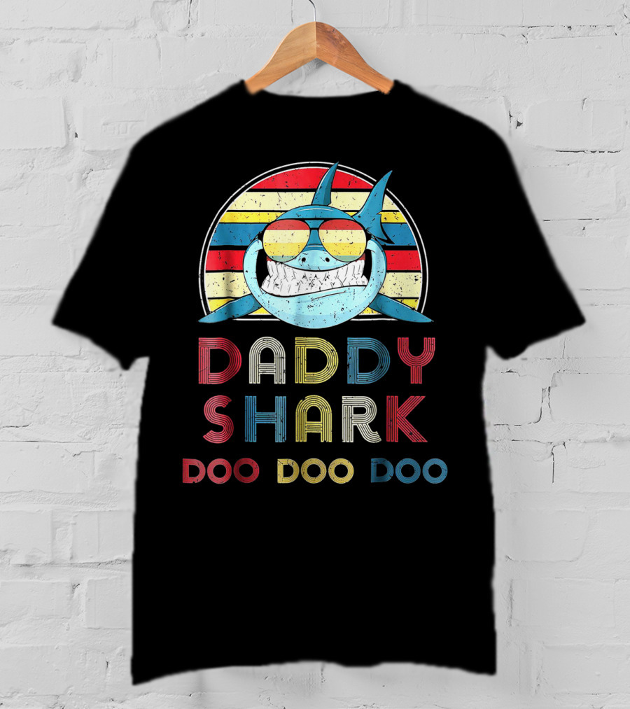 Daddy Shark Doo Doo Doo Vintage T-Shirt
