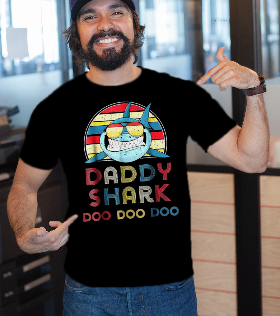 Daddy Shark Doo Doo Doo Vintage T-Shirt