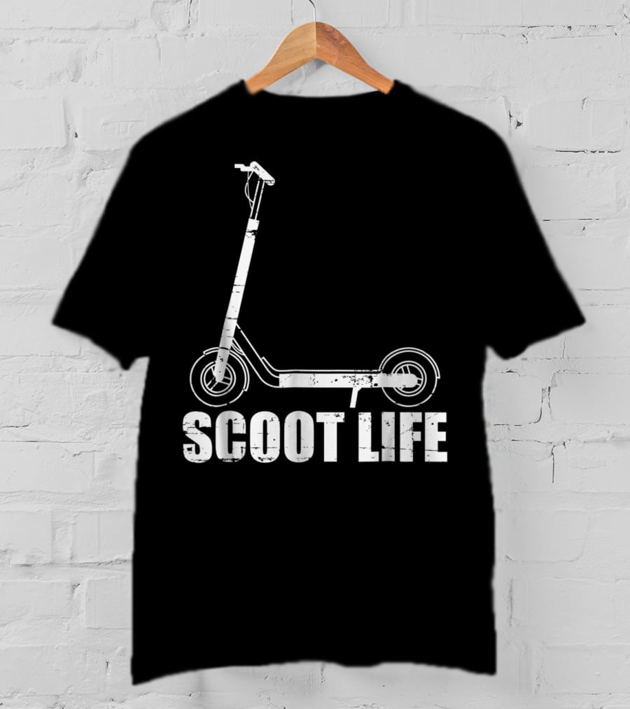 Scoot Life Kick Scooter Riders Mens T-Shirt