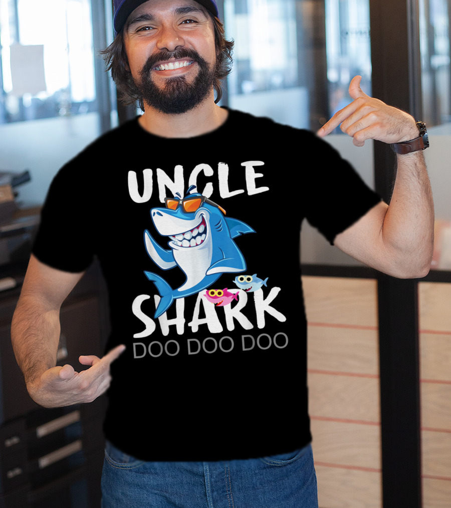 UNCLE SHARK DOO DOO DOO From Wife T-Shirt