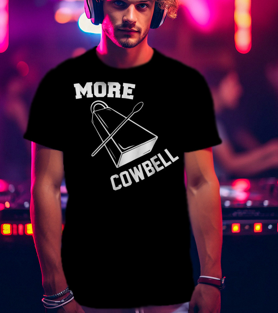 More Cowbell Funny Musical Instrument Spoon T-Shirt