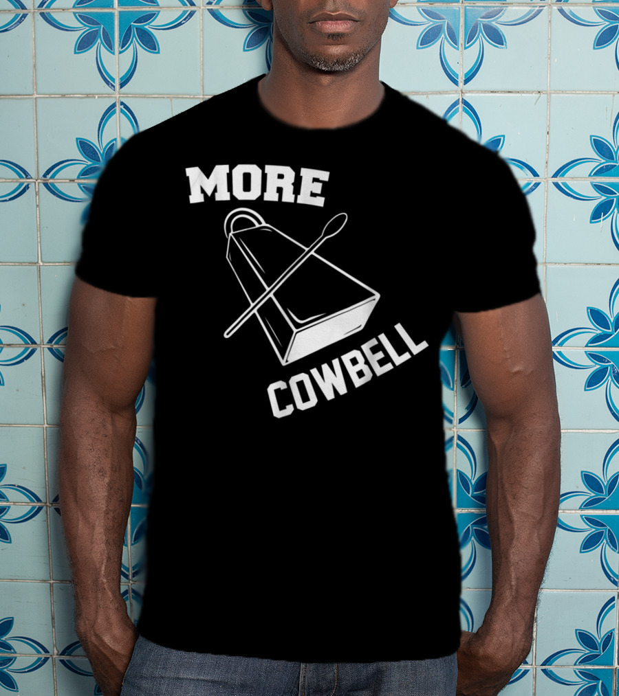 More Cowbell Funny Musical Instrument Spoon T-Shirt