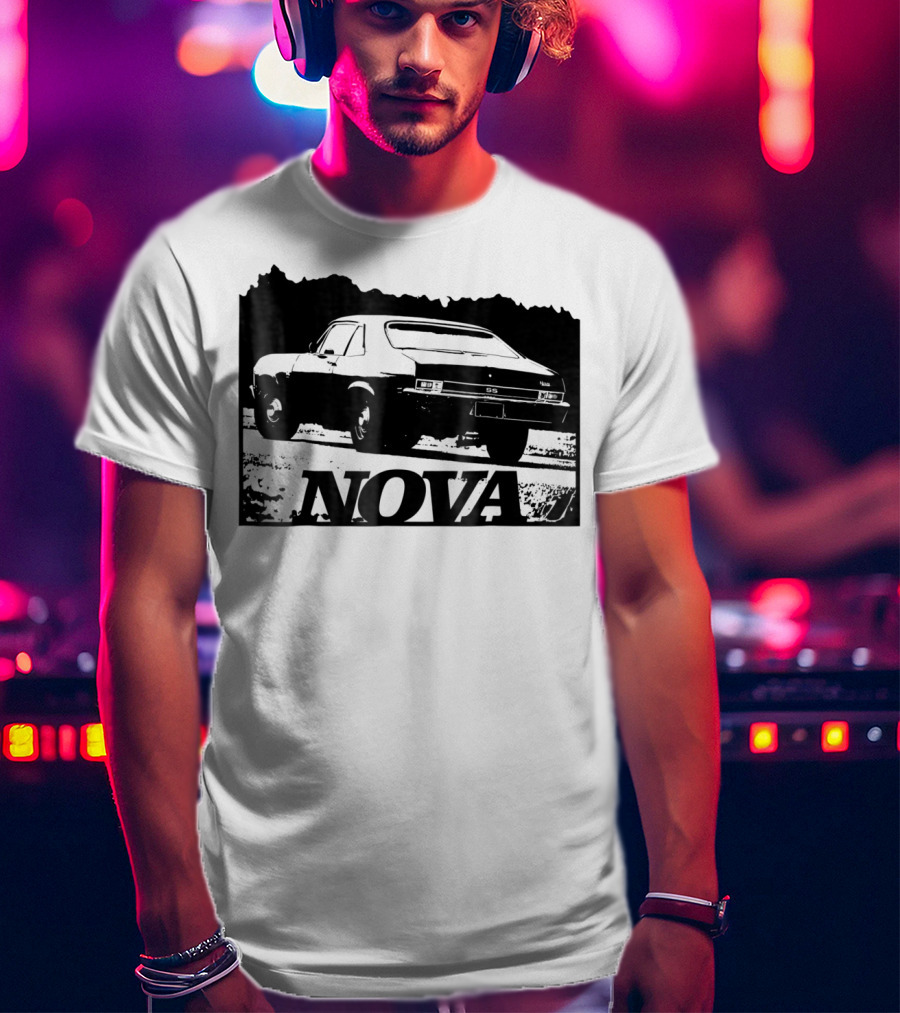 Nova Muscle Car 1968 Show Classic Auto T-Shirt