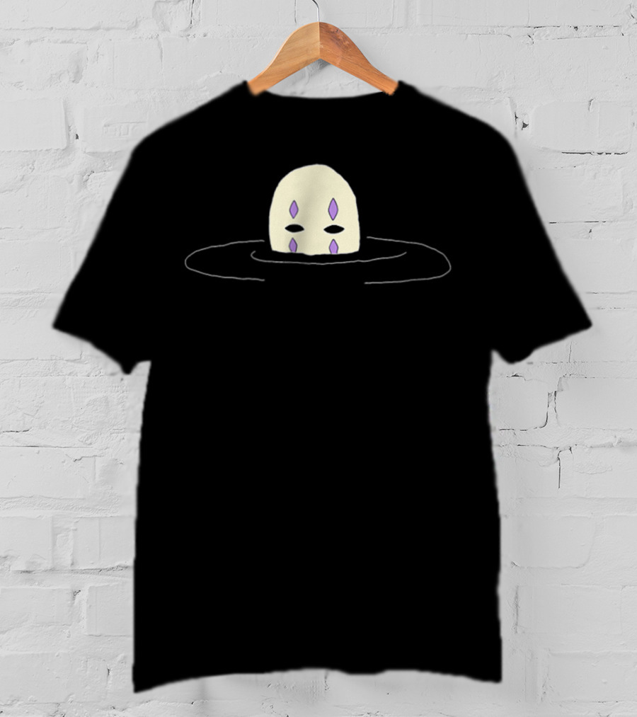 No Face Spirited Away Pastel Aesthetic Grunge Floating Mask T-Shirt