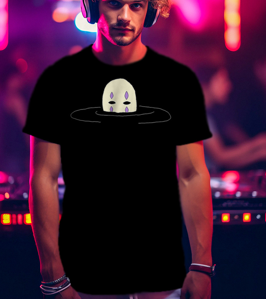 No Face Spirited Away Pastel Aesthetic Grunge Floating Mask T-Shirt