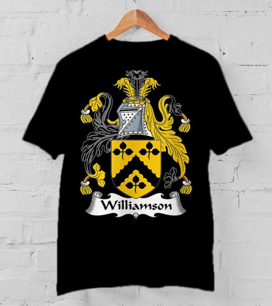 Williamson Family Crest Coat Of Arms Emblem T-Shirt