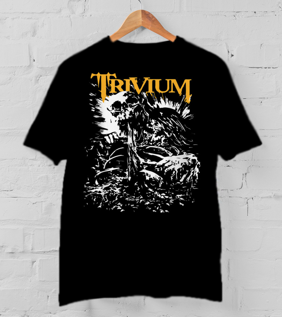 Trivium Heavy Metal Skull T-Shirt