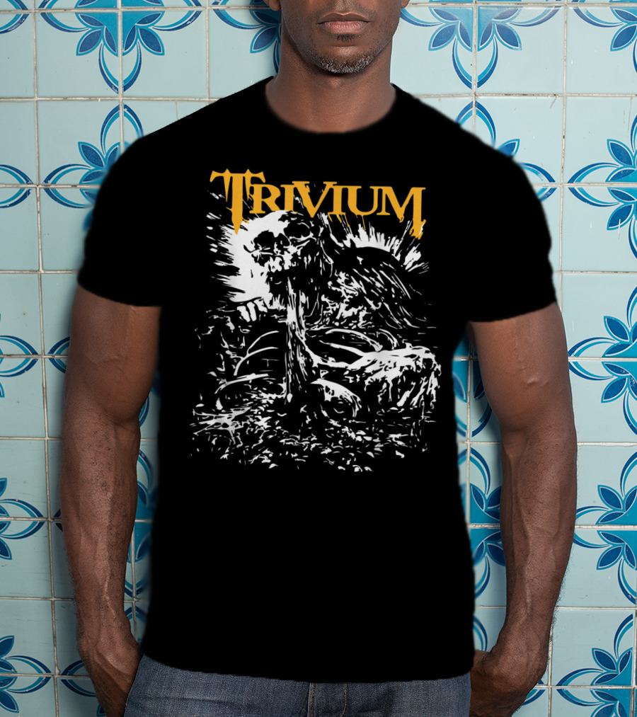 Trivium Heavy Metal Skull T-Shirt