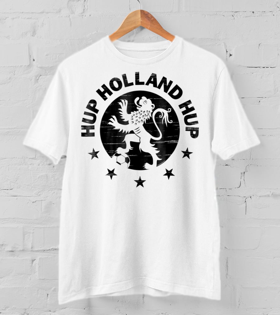 Hup Holland Hup Dutch Soccer Lion Oranje Nederland Voe T-Shirt