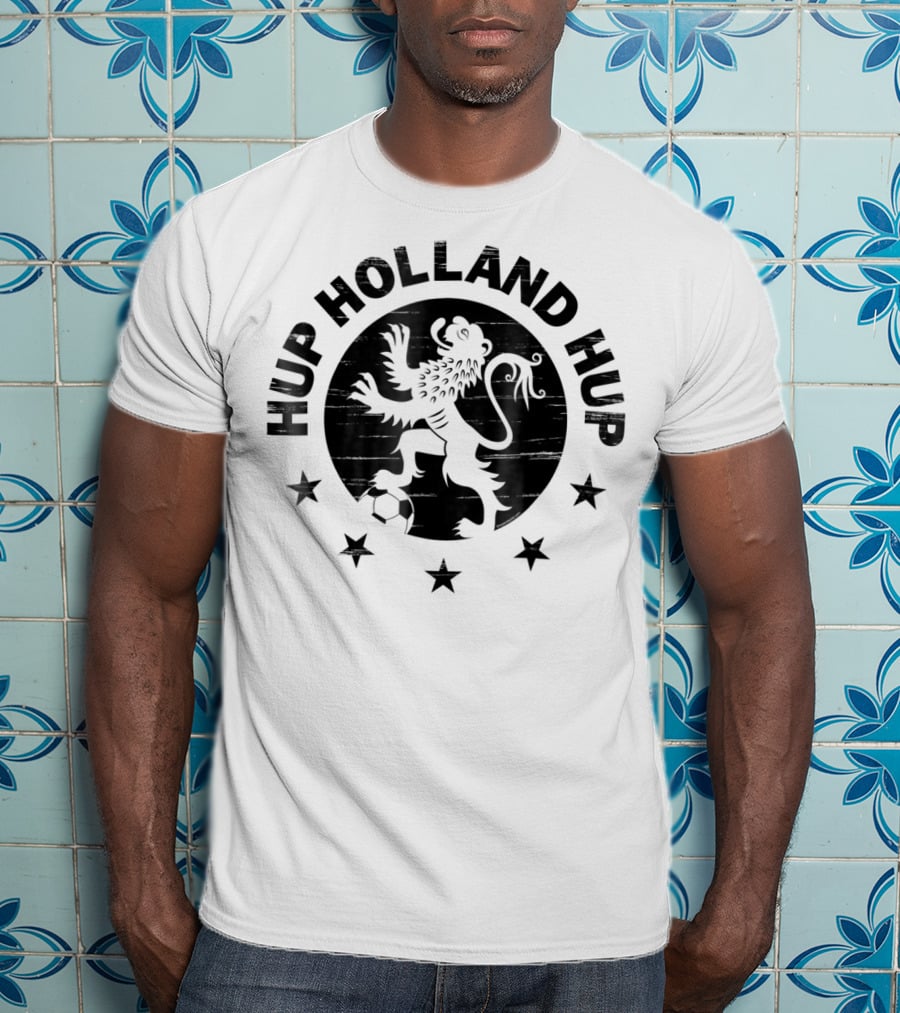 Hup Holland Hup Dutch Soccer Lion Oranje Nederland Voe T-Shirt
