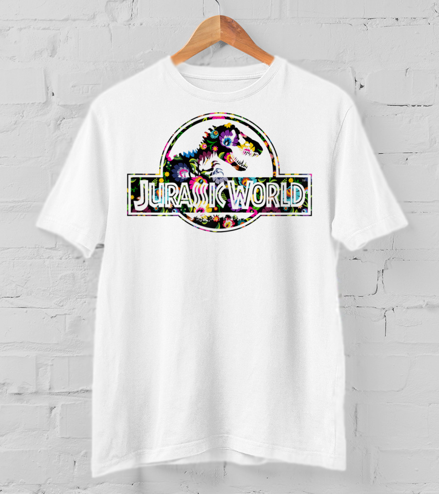 Jurassic World Boho Folk Floral T-Shirt