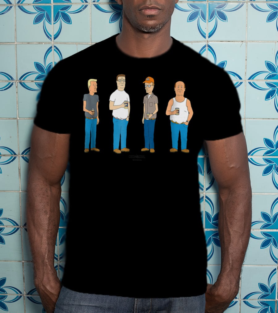 King Of The Hill Yep Hank Dale Boomhauer Bill Characters T-Shirt