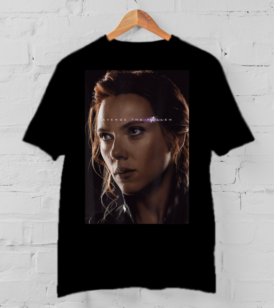 Marvel Avengers Endgame Avenge The Fallen Black Widow T-Shirt