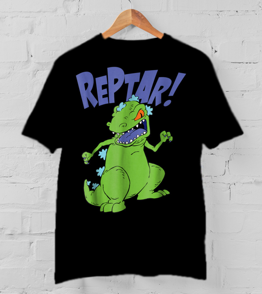 Reptar Rugrats Nickelodeon Animated Dinosaur Character T-Shirt