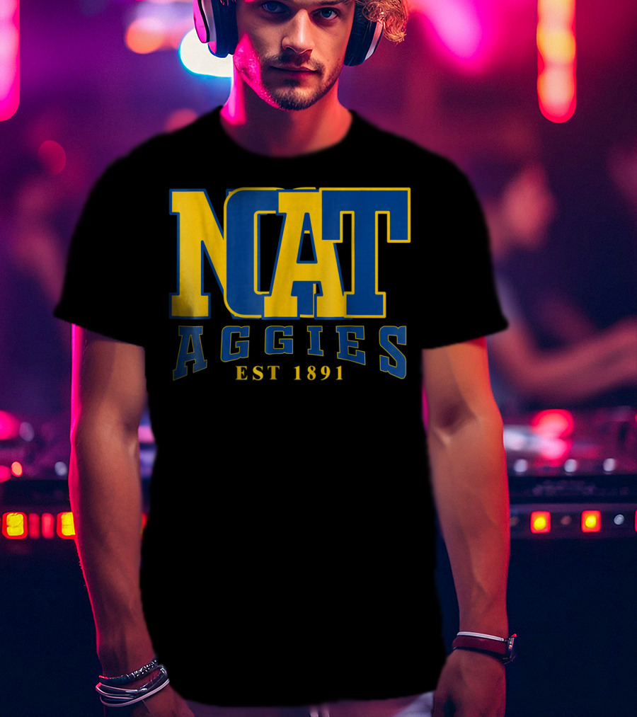 NCAT Aggies EST 1891 North Carolina A&T State University HBCU T-Shirt