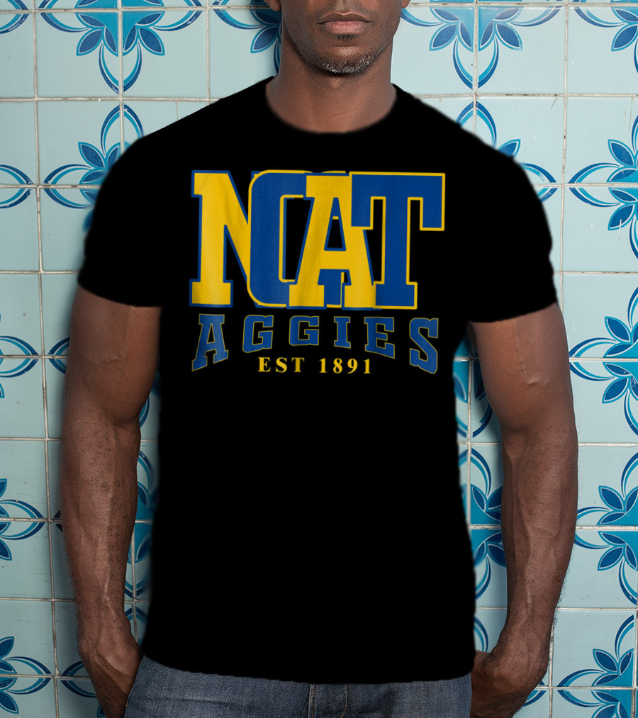 NCAT Aggies EST 1891 North Carolina A&T State University HBCU T-Shirt