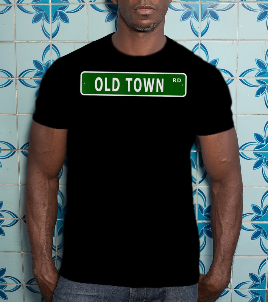 Old Town Road Street Sign Green RD T-Shirt