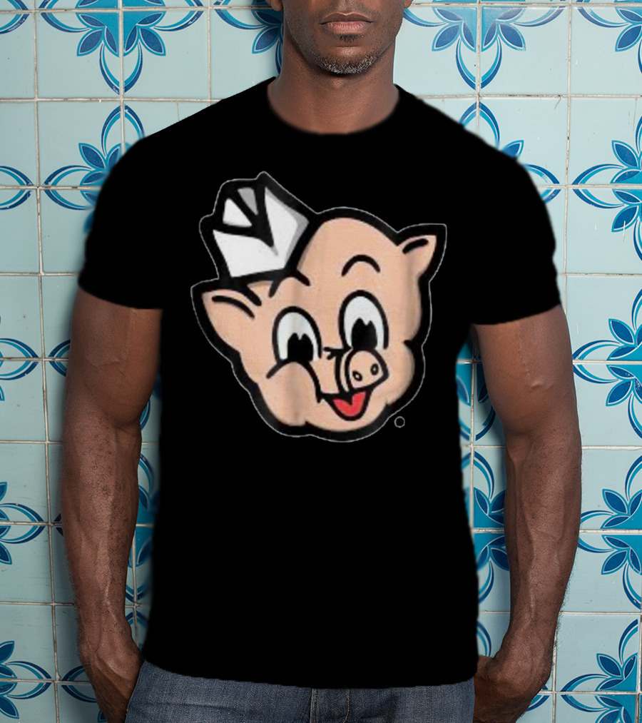Piggly Wiggly Iconic Pig Mascot Retro T-Shirt