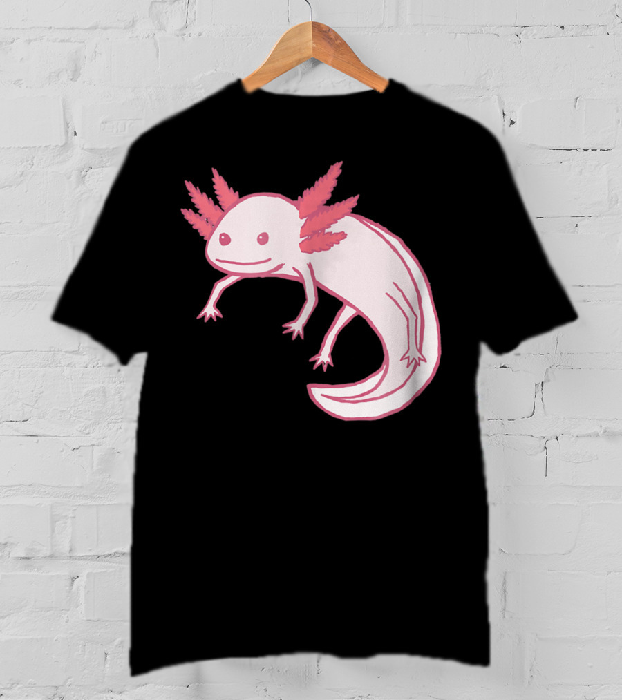 Pink Axolotl Cute Animal T-Shirt