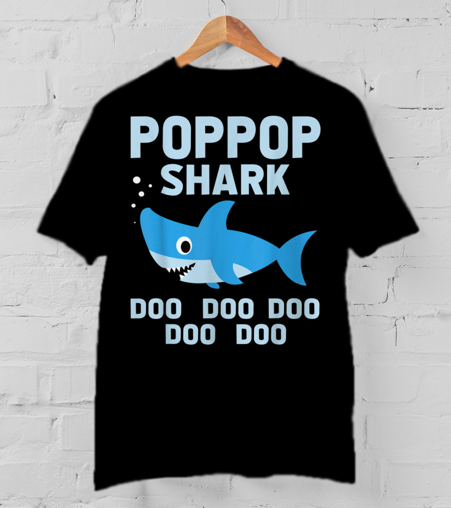 Popgop Shark Doo Doo Doo Doo Doo T-Shirt
