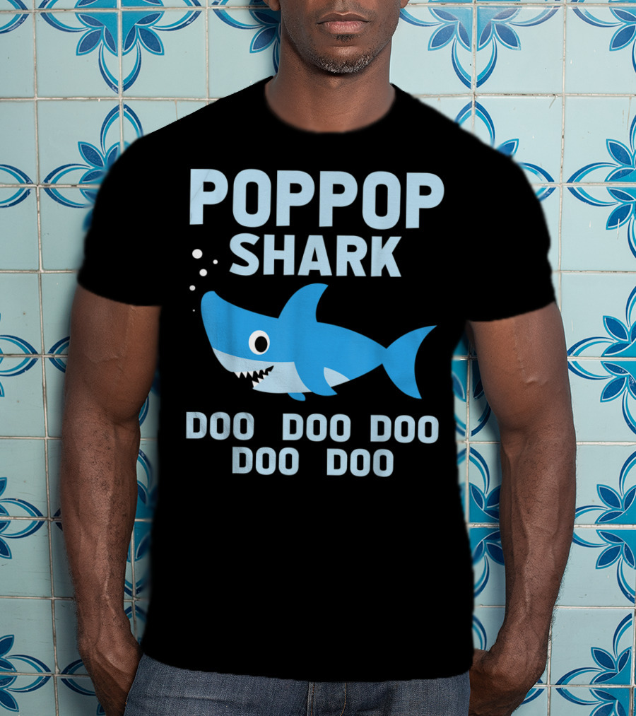 Popgop Shark Doo Doo Doo Doo Doo T-Shirt