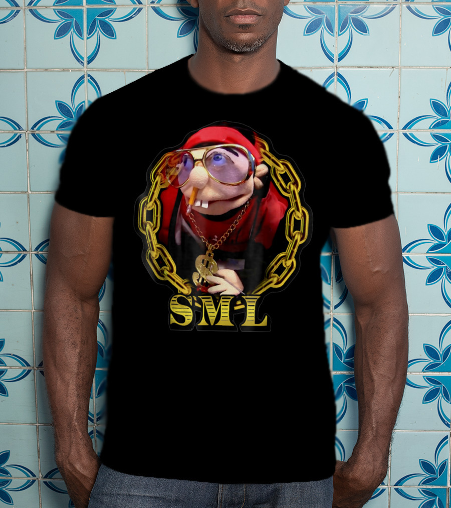 SML Rapper Jeffy Doll With Gold Chain Doll T-Shirt