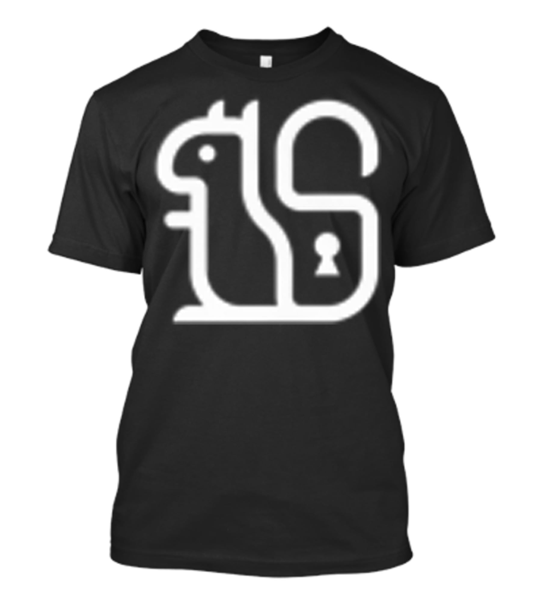 SQRL Secure Quick Reliable Login Simply Secure Lock Keyhole Squirrel T-Shirt