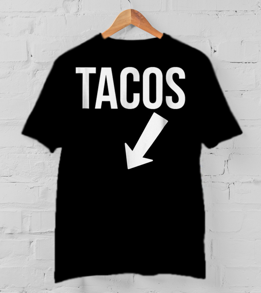 Tacos Arrow Pregnancy Announcement T-Shirt