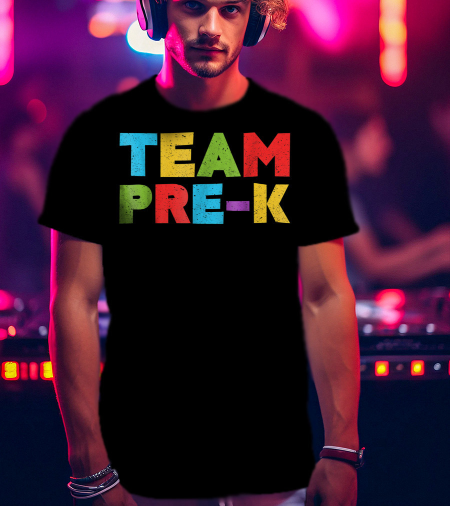 Team Pre K Teacher Back To School T-Shirt