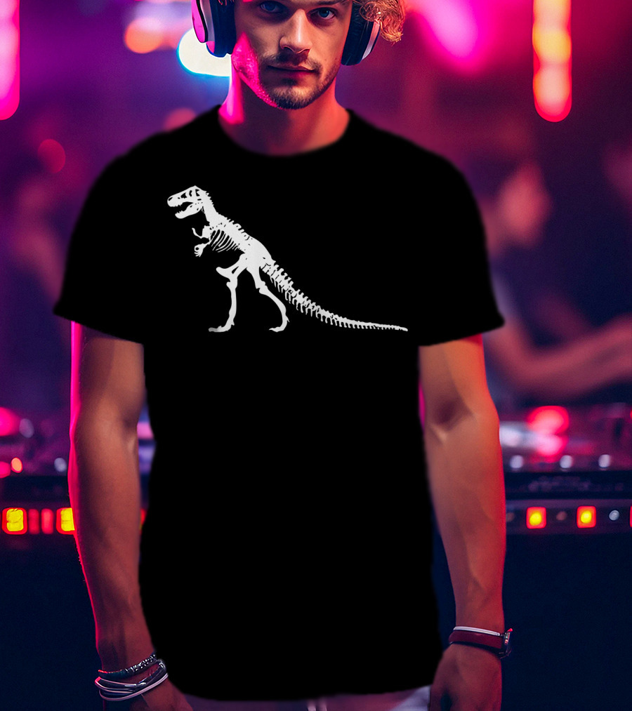 The Circle Game Tyrannosaurus Rex Skeleton T-Shirt