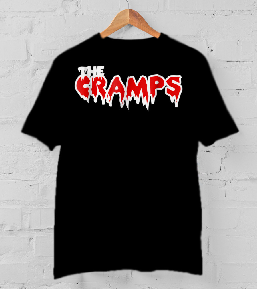 The Cramps Horror Drip Text T-Shirt