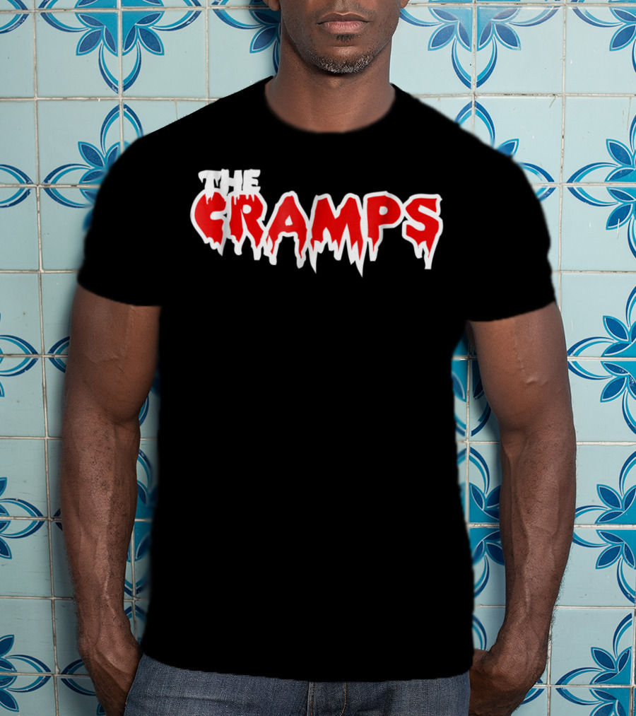 The Cramps Horror Drip Text T-Shirt
