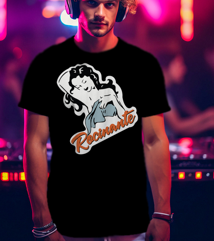 Rocinante Pin-Up Style Logo From The Expanse Series T-Shirt