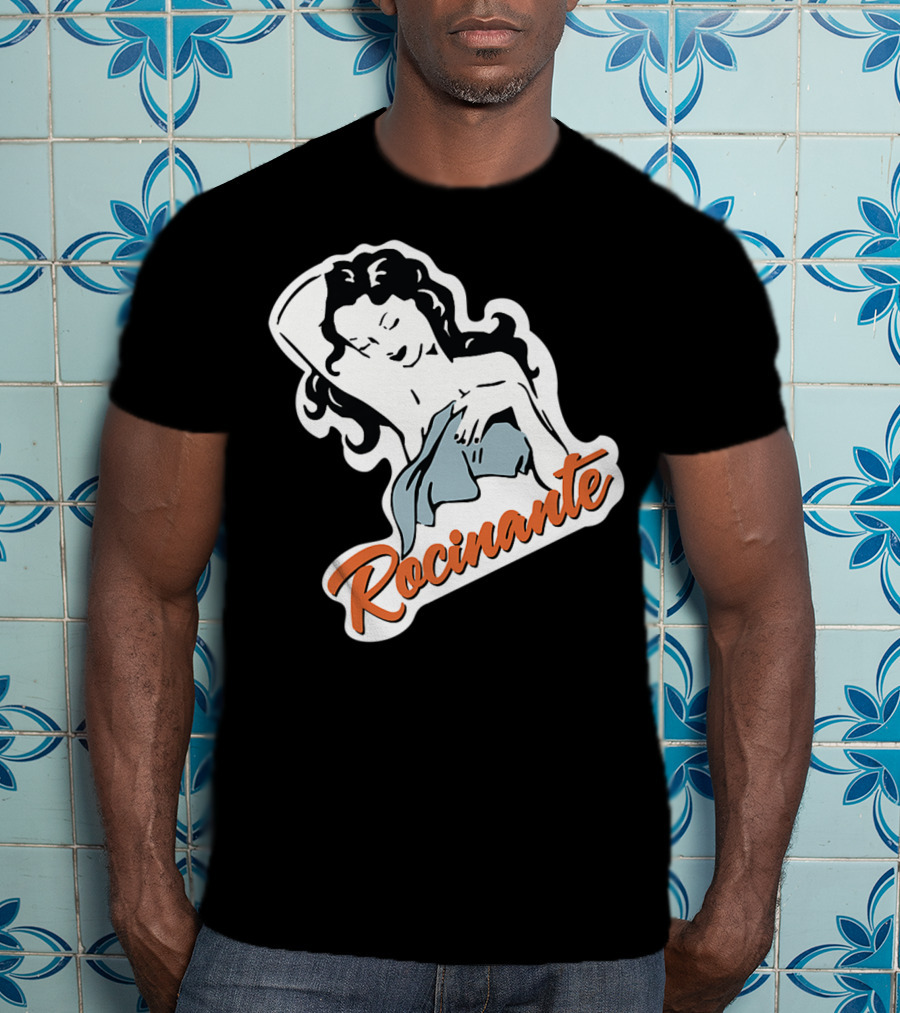 Rocinante Pin-Up Style Logo From The Expanse Series T-Shirt