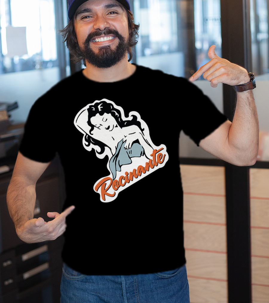 Rocinante Pin-Up Style Logo From The Expanse Series T-Shirt