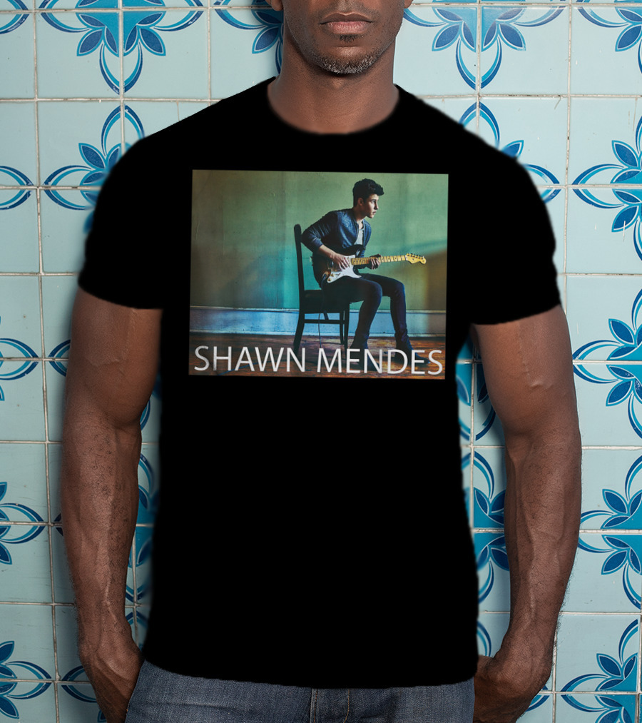 SHAWN MENDES Three Empty Words Mendes Guitar Player T-Shirt