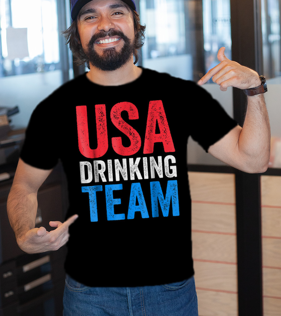 USA Drinking Team Fourth Of July T-Shirt