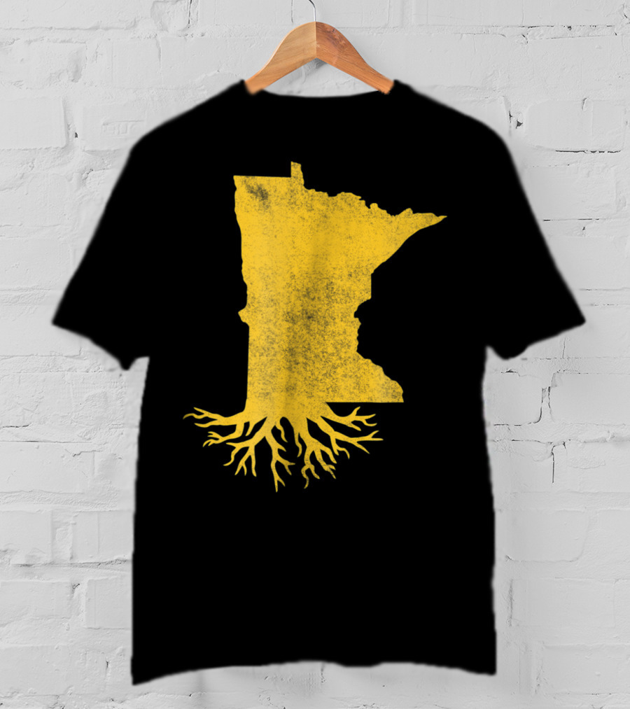 Vintage Minnesota State Roots Home Grown Hometown T-Shirt