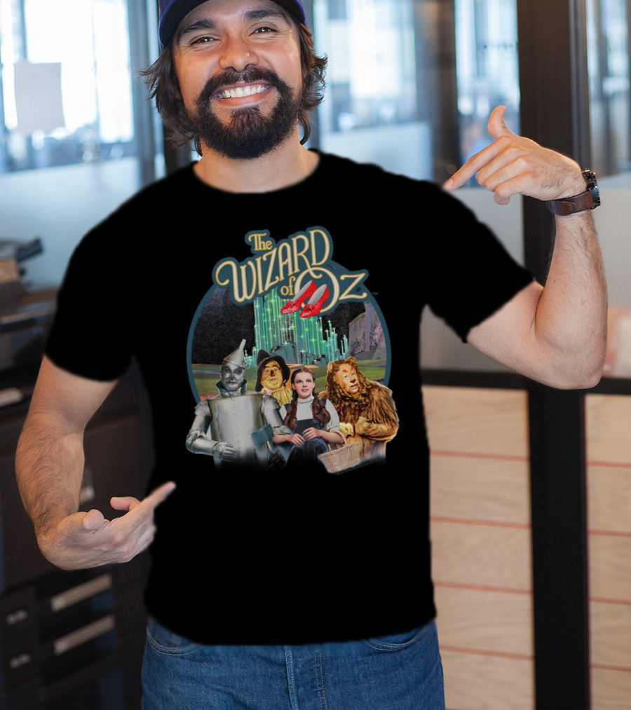 The Wizard Of Oz Dorothy Tin Man Scarecrow Cowardly Lion Emerald City T-Shirt