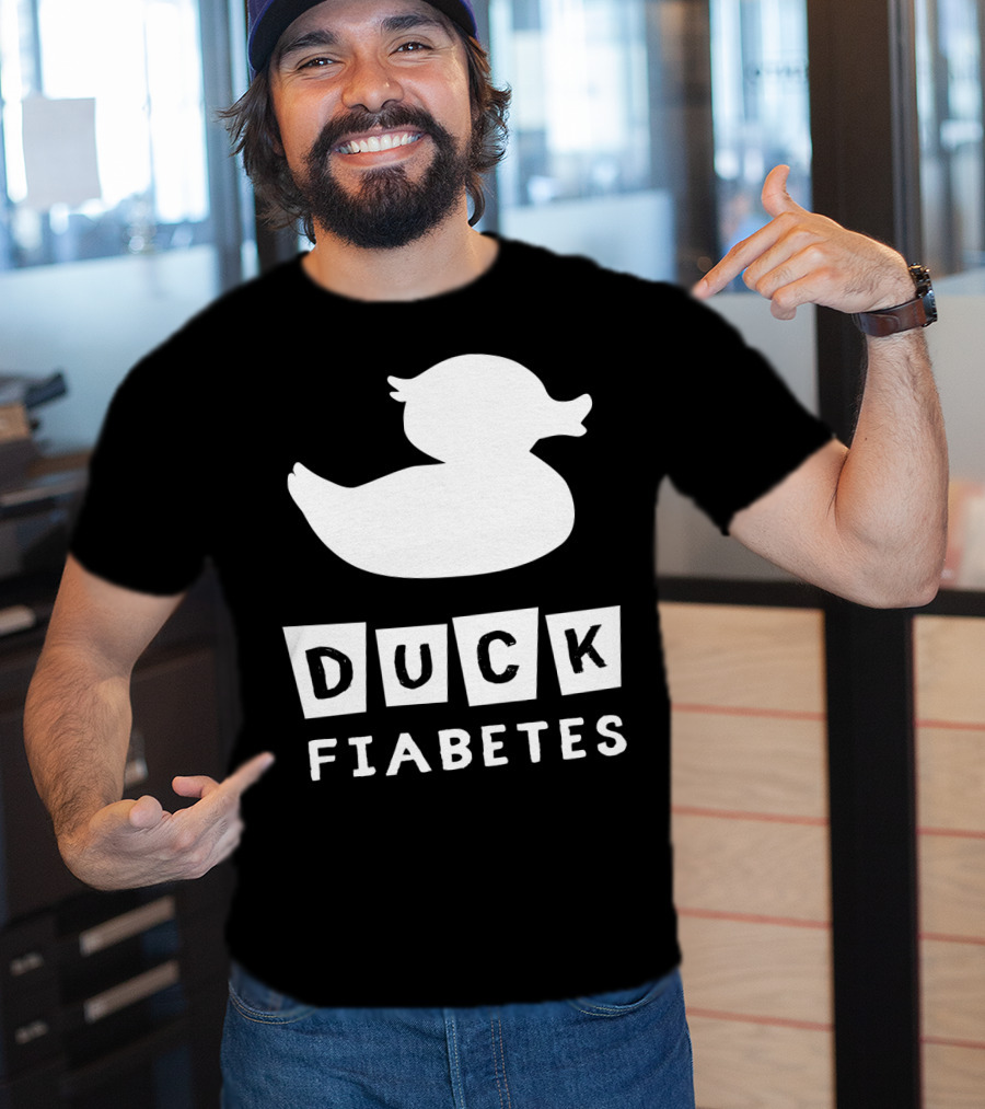 Duck Fiabetes Funny Diabetic Type 1 Diabetes T-Shirt