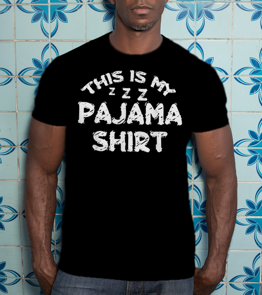 This Is My Pajama Shirt Funny Sleepover ZZZ T-Shirt