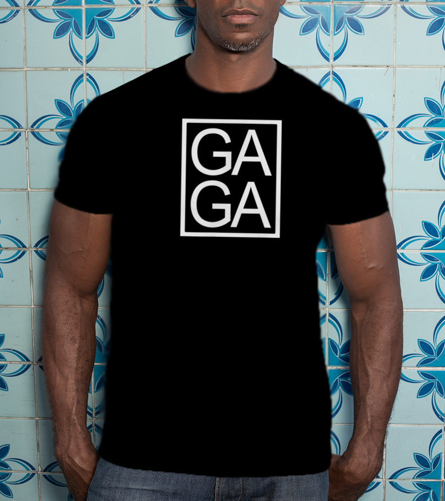 GAGA Novelty Unique Graphic GA GA Box T-Shirt