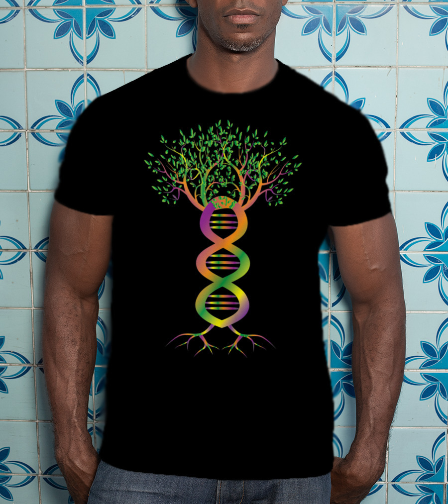 Genetics Tree Of Life DNA Biology Science Co T-Shirt