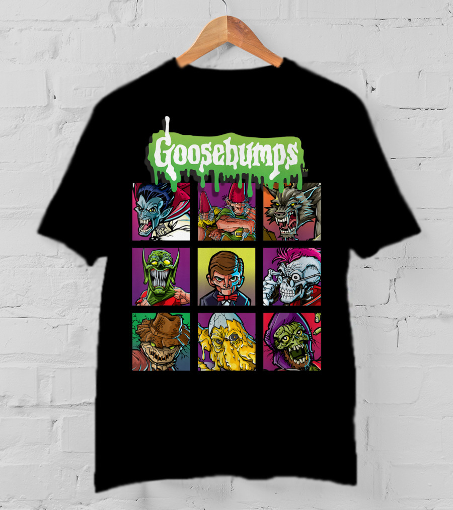 Goosebumps Iconic Monsters Yearbook Portrait Collection T-Shirt