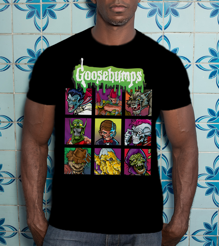 Goosebumps Iconic Monsters Yearbook Portrait Collection T-Shirt