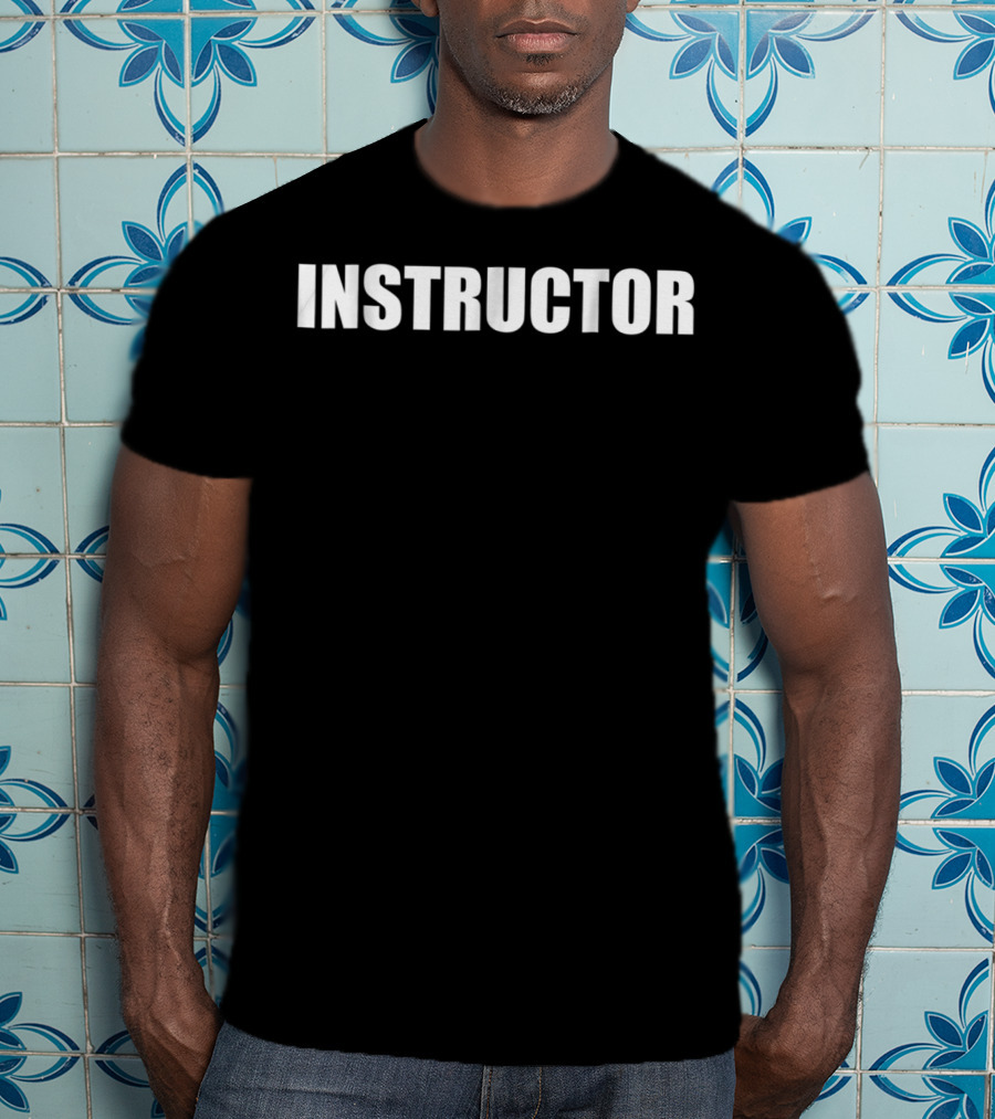 Instructor 2 Sided Front And Back Print T-Shirt