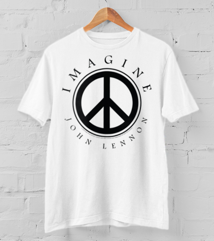 Imagine Peace Symbol John Lennon T-Shirt