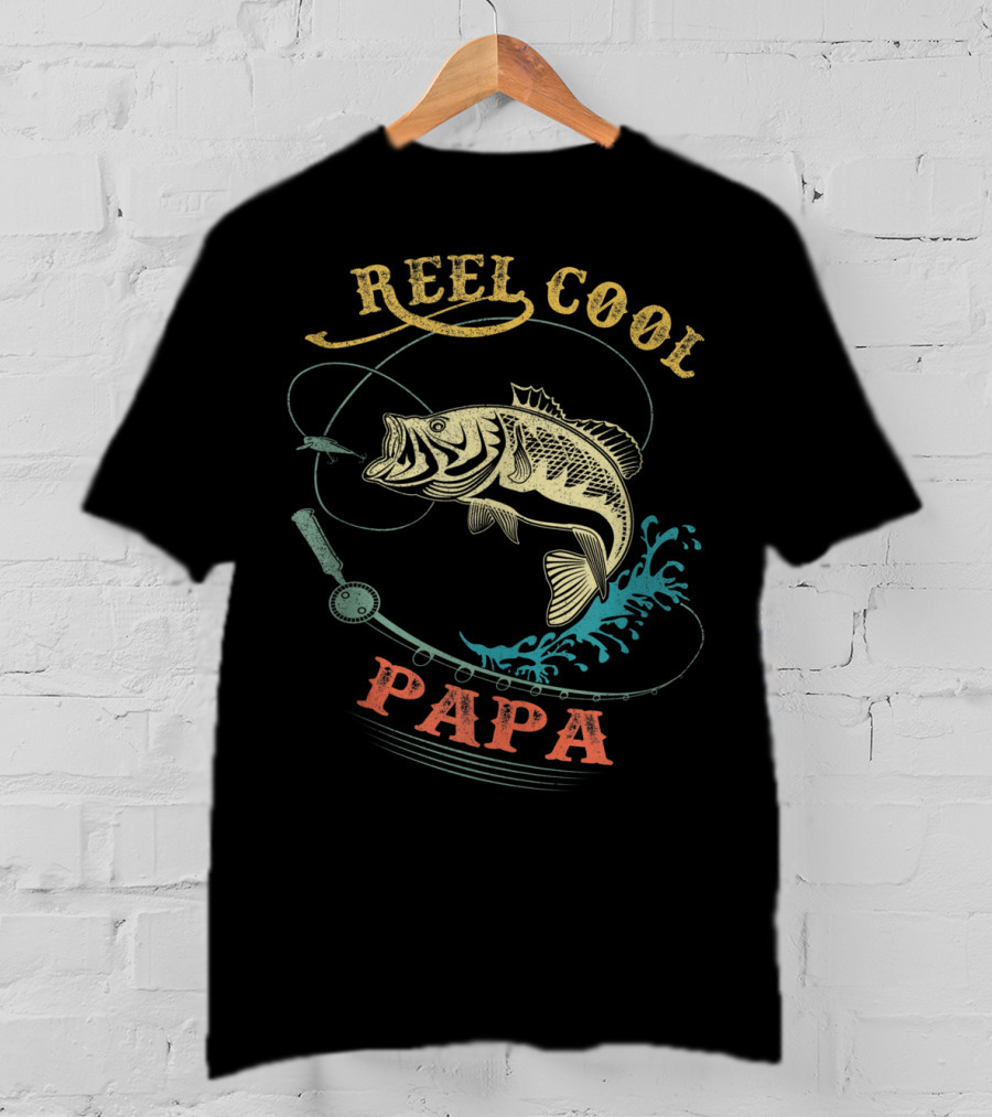 Reel Cool Papa Fishing Men's T-Shirt
