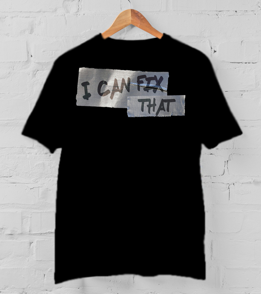 Mens Funny Dad Duct Tape I Can Fix That T-Shirt