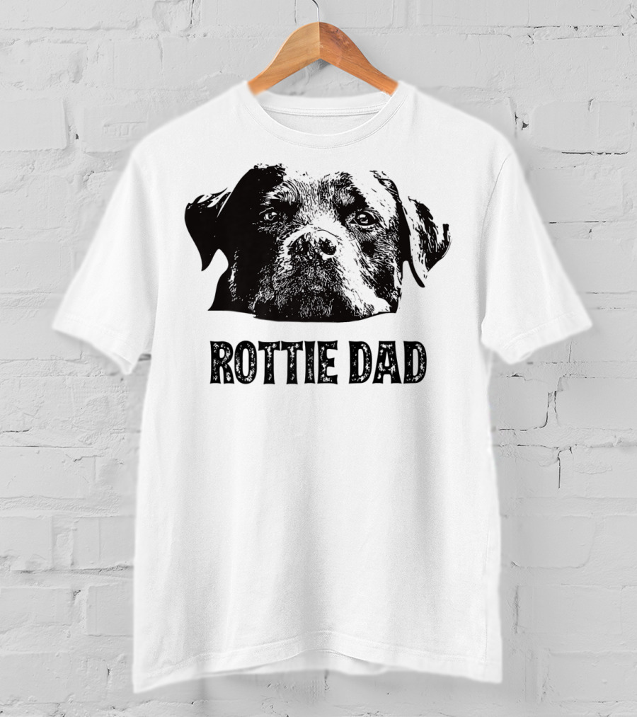 Rottie Dad Rottweiler Dad Mens T-Shirt